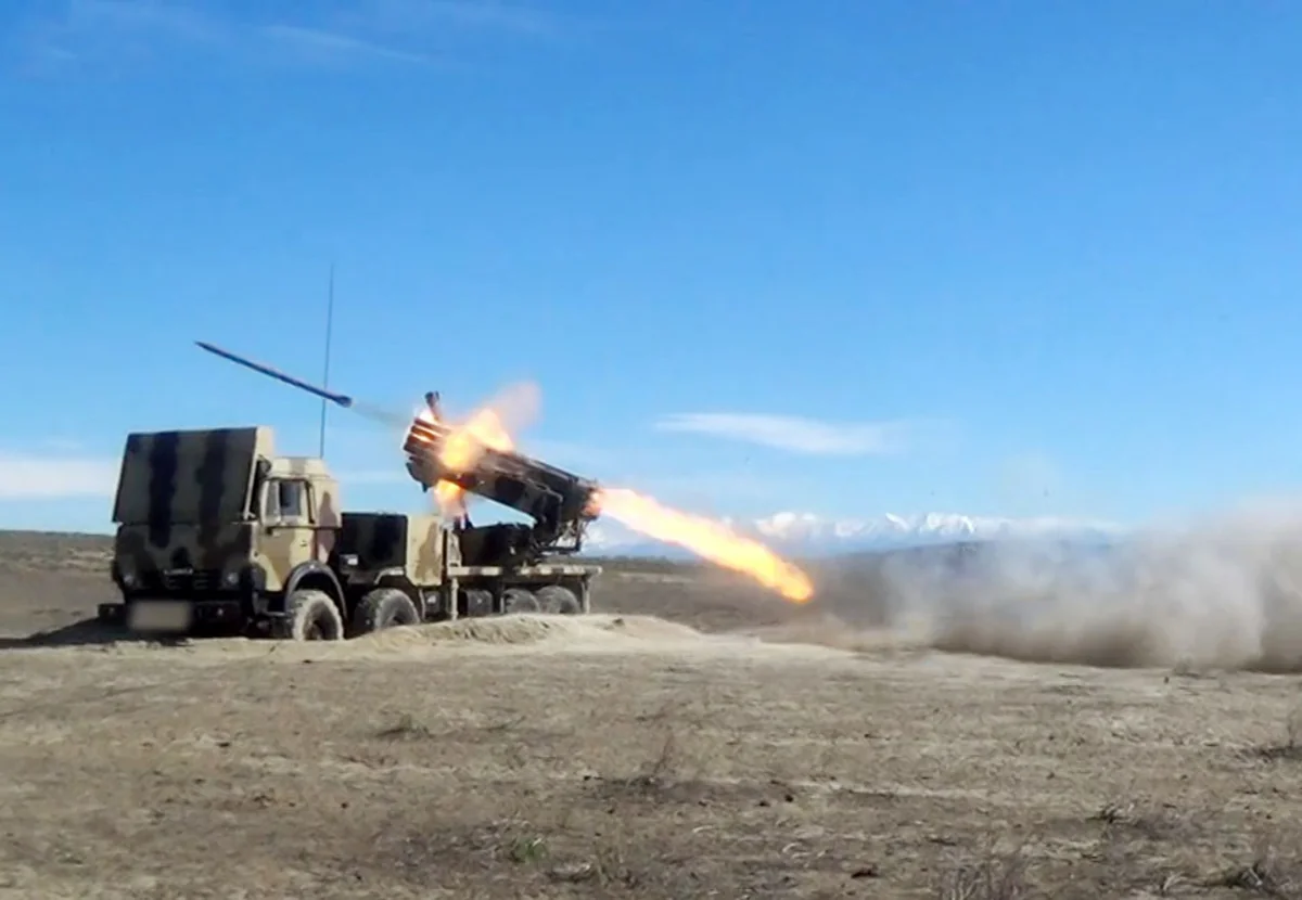 Rocket and Artillery Troops of Azerbaijani Army continue exercises
