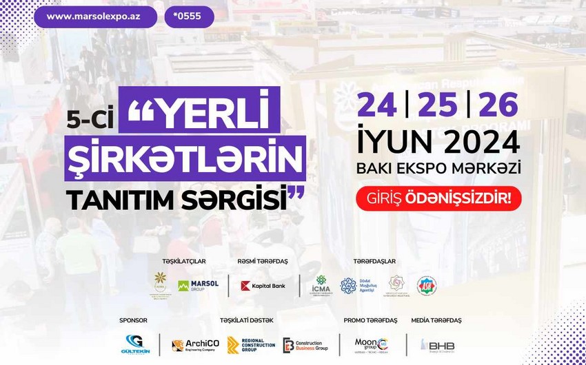 Bakıda “5-ci yerli şirkətlərin tanıtım sərgisi” keçiriləcək