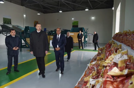 Azerbaijani President inaugurated “Birinji Shikhli Peasant Farm LLC