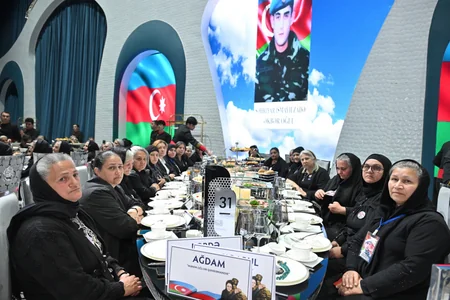 Leyla Aliyeva and Arzu Aliyeva attend Iftar ceremony with mothers of martyrs