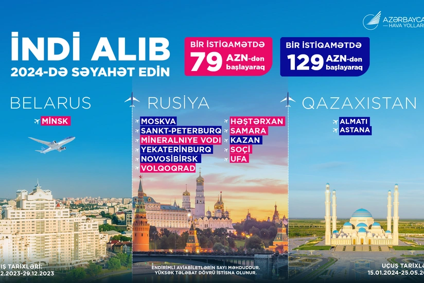 AZAL offers discounts on multiple destinations