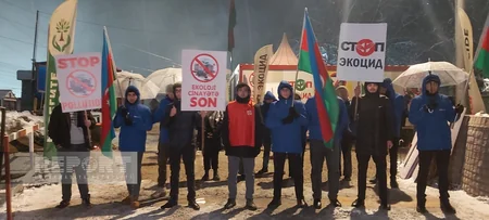 Xankəndi-Laçın yolunda aksiya davam edir, gənclərin əhval-ruhiyyəsi yüksəkdir