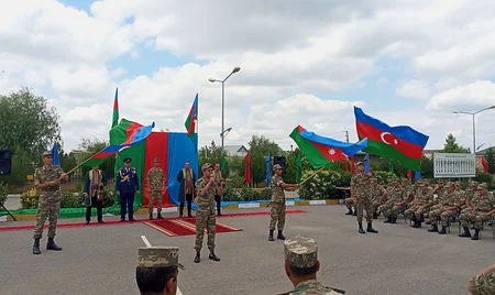 Raket və Artilleriya Qoşunlarının hərbi hissəsində tədbir keçirilib