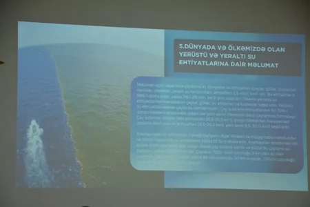 Salyanda su ehtiyatlarından səmərəli istifadəyə dair maarifləndirici tədbir keçirilib