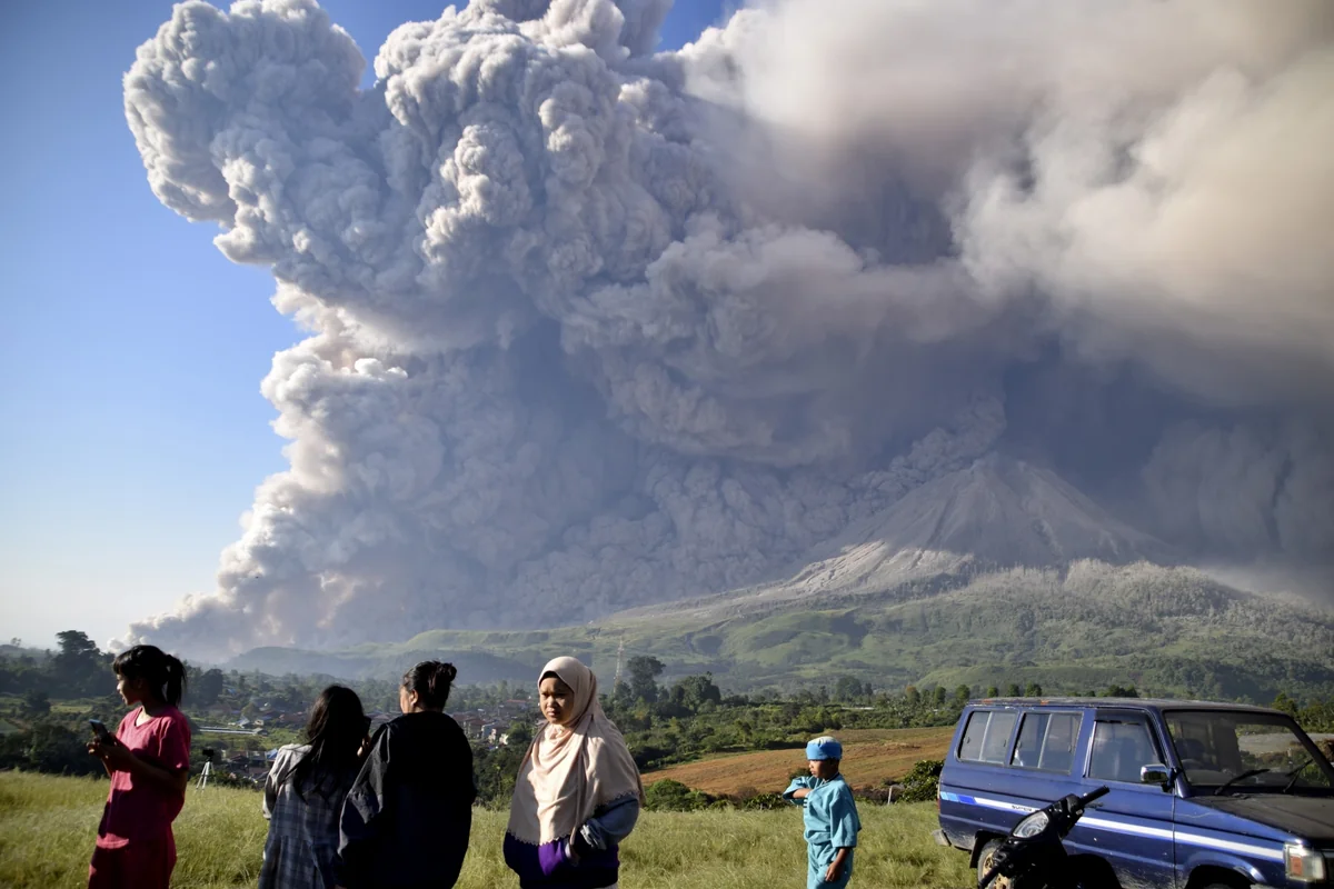 Indonesia's Mt. Semeru erupts, spews hot ash