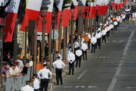Trump attends Paris military parade to celebrate the Bastille Day