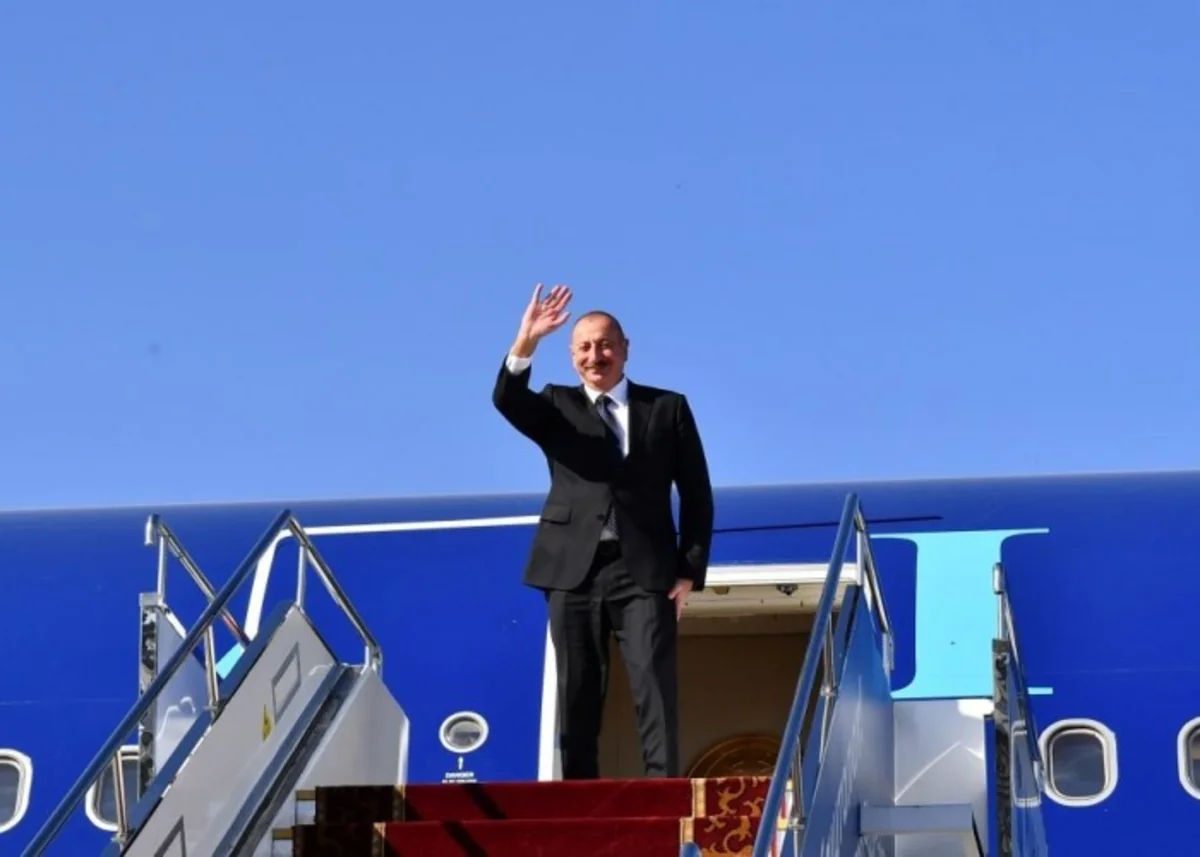 President Ilham Aliyev completes his working visit to Romania