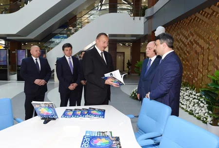 Prezident İlham Əliyev Qəbələ regional “ASAN xidmət” mərkəzinin açılışında iştirak edib