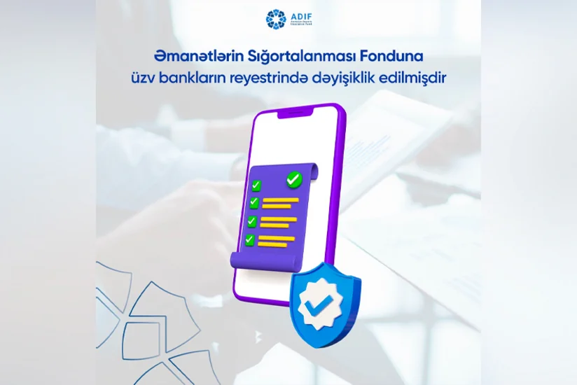 Əmanətlərin Sığortalanması Fonduna üzv bankların reyestrində dəyişiklik edilib