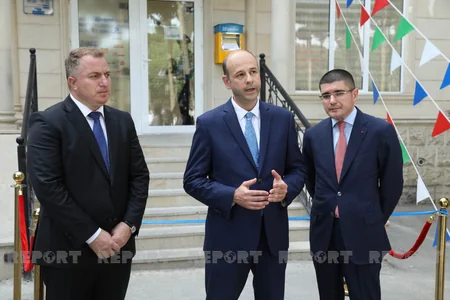 “Azərpoçt”un yenilənmiş Abşeron filialının açılışı olub