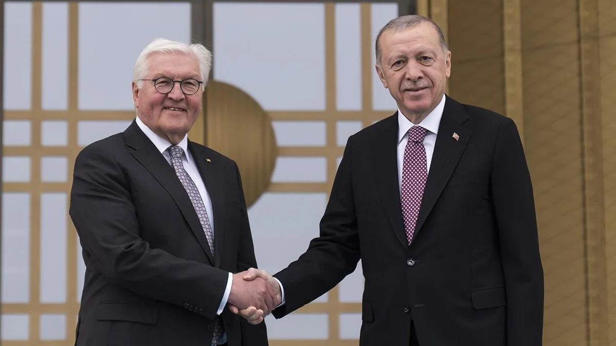 Ərdoğan Almaniya Prezidenti ilə görüşüb