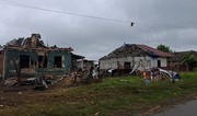 Ukraynanın Sumı vilayətinin Kurskla sərhəd kəndlərindən kütləvi evakuasiya - FOTOREPORTAJ