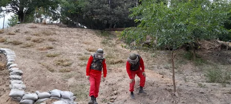 Tovuzun Ağdam kəndində top mərmisinin hissəsi tapıldı