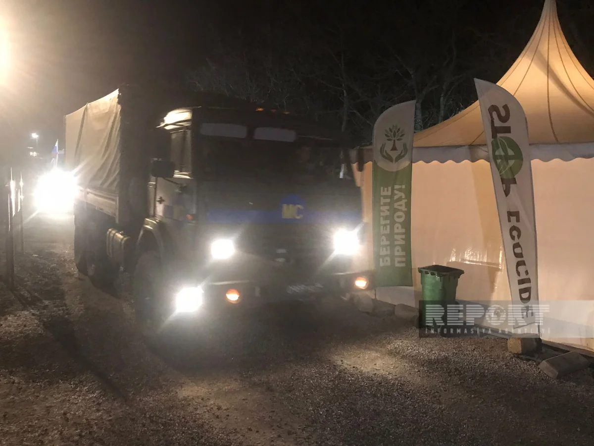 Xankəndi-Laçın yolunda sülhməramlıların avtomobilləri maneəsiz keçib - YENİLƏNİB-8 