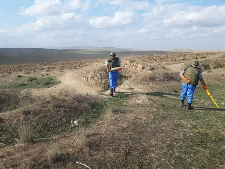 Xocavənd rayonunda top mərmisi aşkarlanıb - FOTO