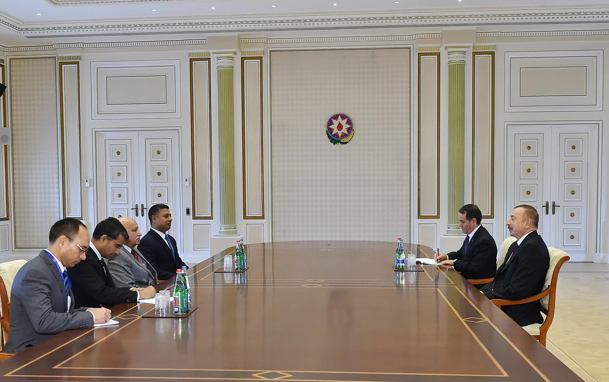 President Ilham Aliyev receives Indian minister of state for external affairs