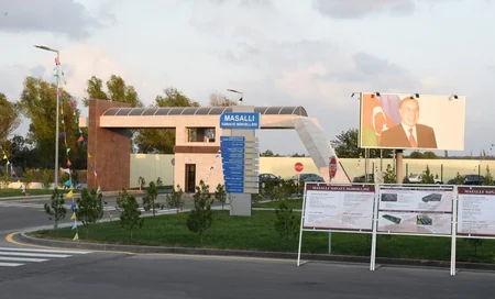 Azərbaycan Prezidenti Masallı Sənaye Məhəlləsinin açılışında iştirak edib