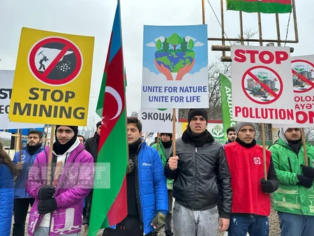 Azərbaycanlı ekofəalların təşkil etdiyi dinc aksiya 51 gündür davam edir