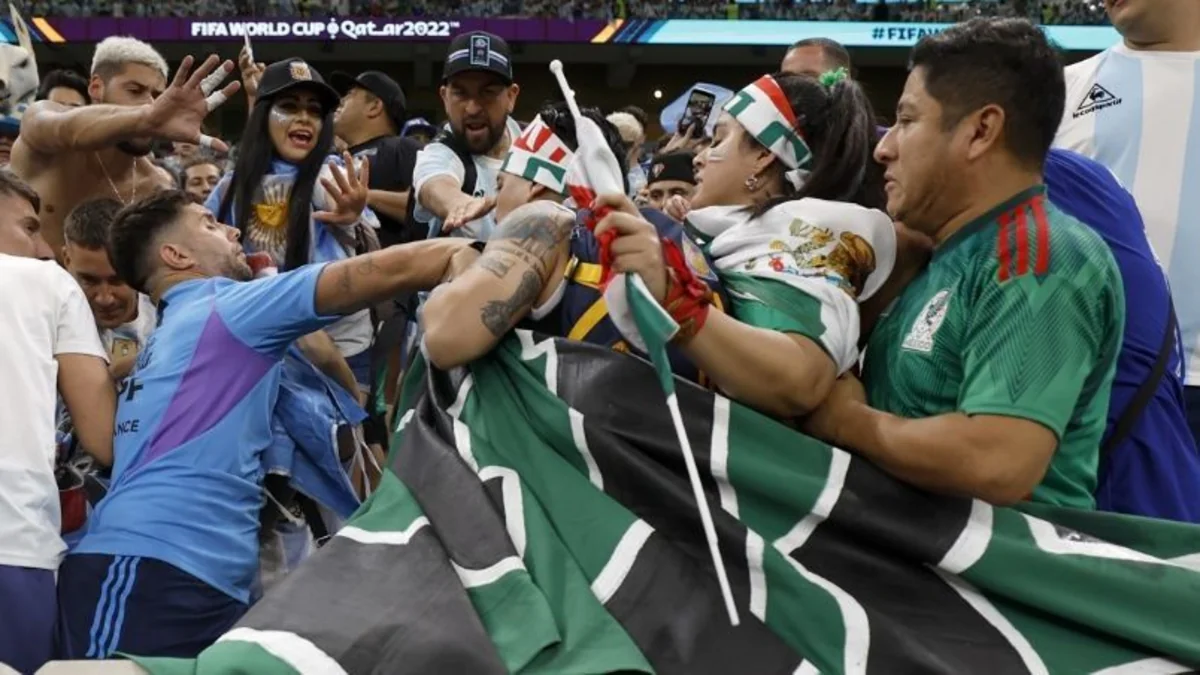 Argentina - Meksika oyunundan əvvəl dava düşüb