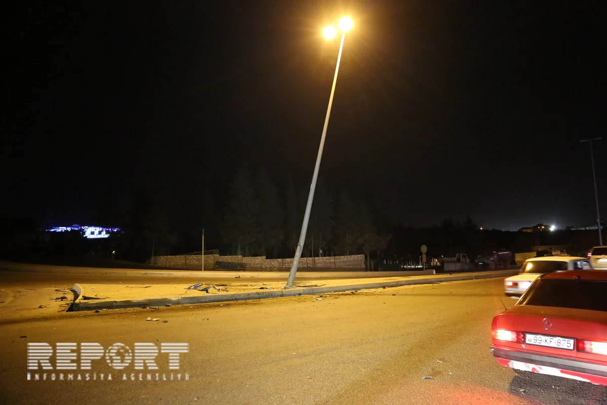 Bakı-Qazax yolunda iki maşın toqquşub, 2 nəfər yaralanıb