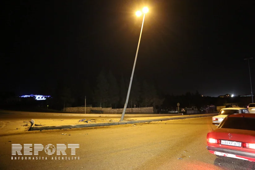 Bakı-Qazax yolunda iki maşın toqquşub, 2 nəfər yaralanıb