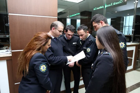 Xidmətə yeni qəbul olunan əməkdaşlar Bakı Baş Gömrük İdarəsində təcrübə keçiblər