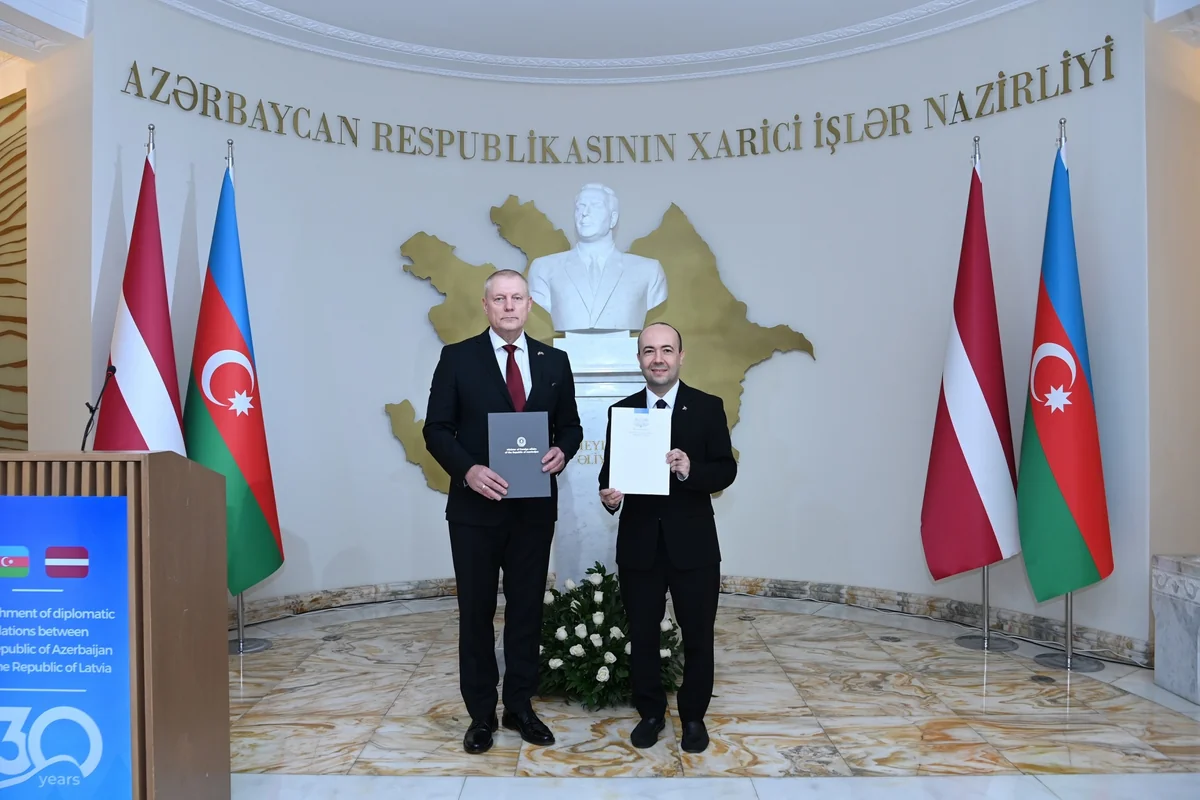 Azerbaijan, Latvia celebrate 30th anniversary of diplomatic relations
