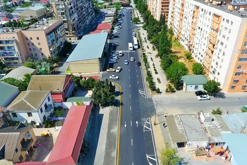 Bakıda daha bir küçə əsaslı təmir edilir