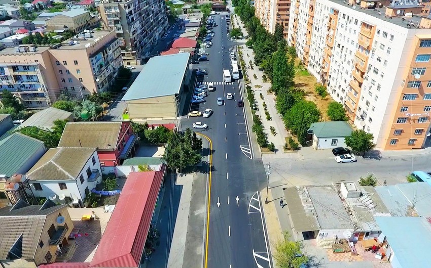 Bakıda daha bir küçə əsaslı təmir edilir