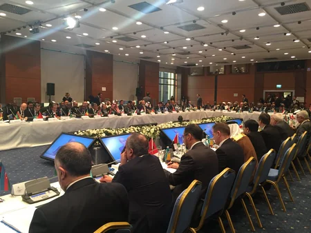 Elmar Mammadyarov attends the OIC Ministerial Council in Istanbul