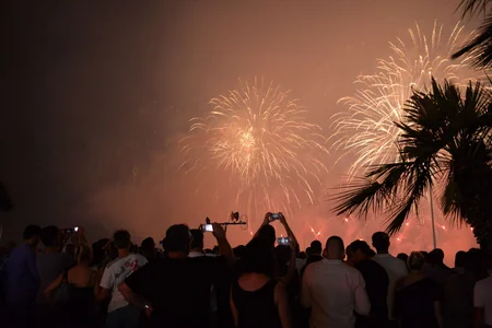 Video demonstrating fireworks during the days of Azerbaijani Culture in Cannes revealed