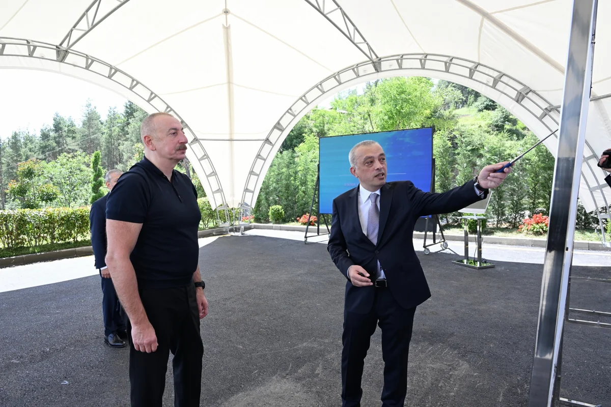 İlham Əliyev Şuşa sutəmizləyici qurğular kompleksinin açılışında iştirak edib - YENİLƏNİB