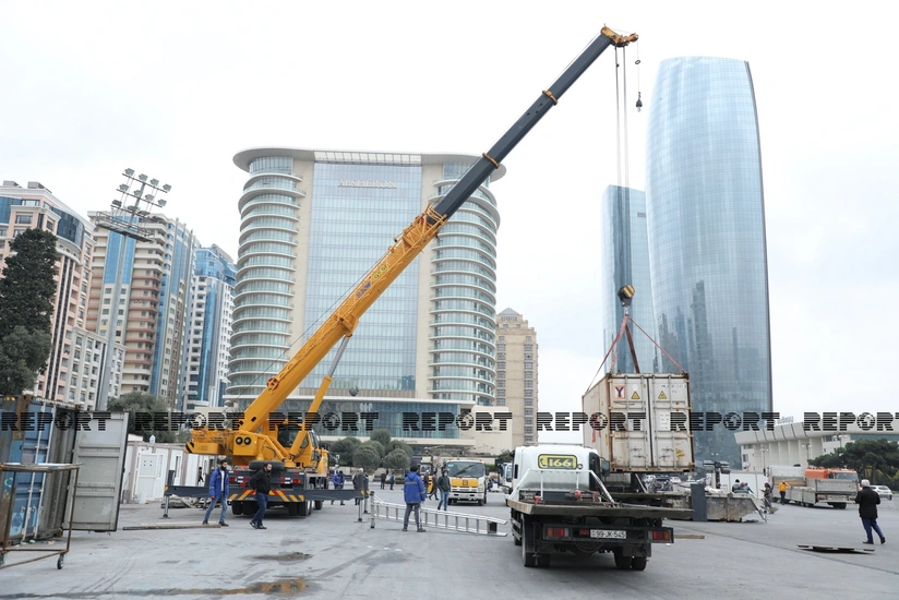 Baku preparing for military parade
