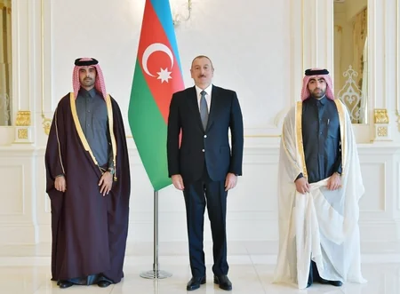 President Ilham Aliyev received credentials of incoming Qatari and Jordanian ambassadors
