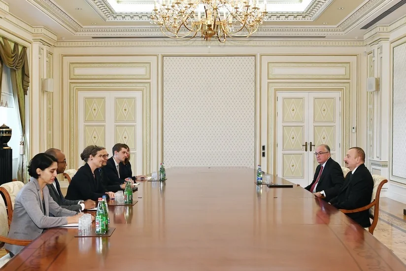 Prezident İlham Əliyev ABŞ dövlət katibinin köməkçisinin enerji məsələləri üzrə müavinini qəbul edib - YENİLƏNİB