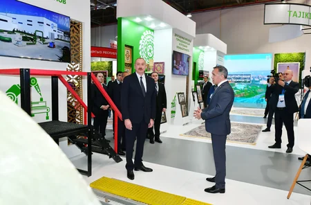 Prezident İlham Əliyev SPECA ölkələrinin sərgisinin açılışında iştirak edib - YENİLƏNİB