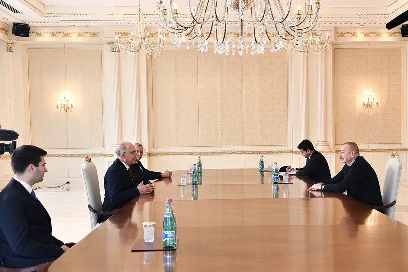 Prezident İlham Əliyev Türkiyənin Milliyətçi Hərəkat Partiyasının sədr müavinini qəbul edib