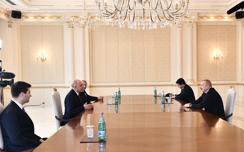 Prezident İlham Əliyev Türkiyənin Milliyətçi Hərəkat Partiyasının sədr müavinini qəbul edib