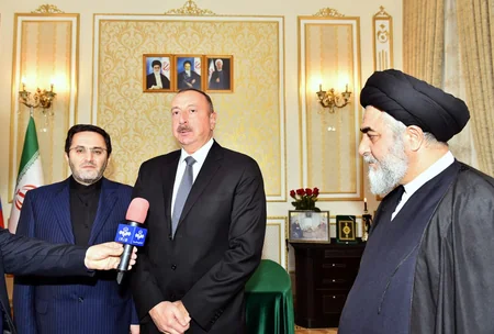 President Ilham Aliyev visits Iranian Embassy to offer his condolences over death of Rafsanjani