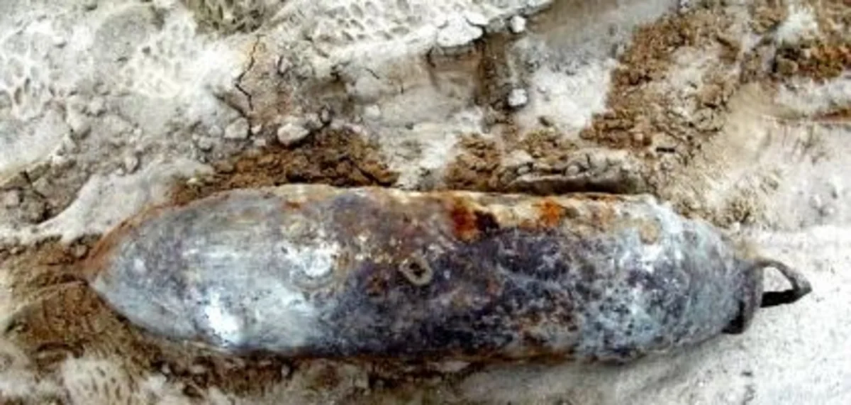 В Лондоне обнаружена неразорвавшаяся полутонная бомба
