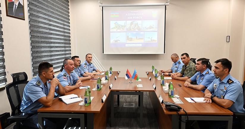 Specialist meeting between Azerbaijani and Serbian Air Forces is held