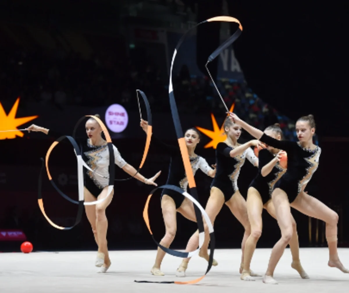 Сборная Азербайджана в групповых упражнениях стала чемпионом Европы