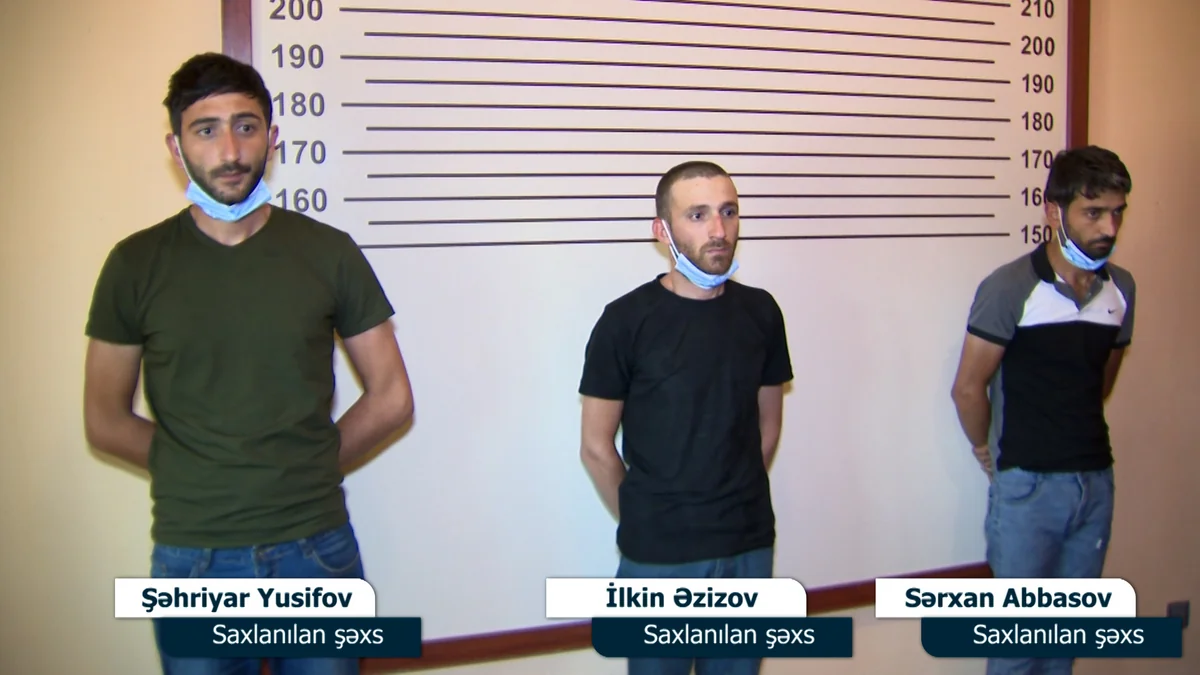 Bakıda yük maşınlarından akkumulyator oğurlayan dəstə üzvləri saxlanıldı - VİDEO