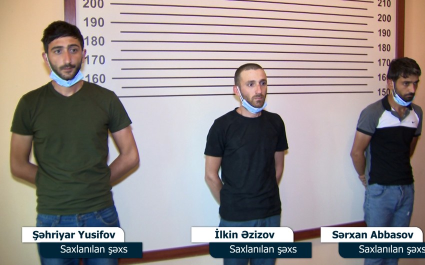 Bakıda yük maşınlarından akkumulyator oğurlayan dəstə üzvləri saxlanıldı - VİDEO