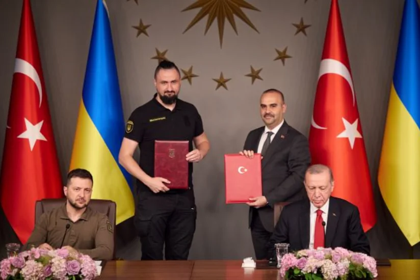 Ukrayna ilə Türkiyə arasında hərbi və sənaye sahəsində Anlaşma Memorandumu imzalanıb