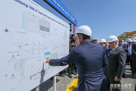 На НПЗ имени Гейдара Алиева запущена новая установка для охлаждения воды - ФОТО