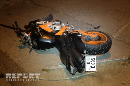 Bakıda motosikletlə vurularaq öldürülən piyadanın şəxsiyyətini müəyyənləşdirmək mümkün olmayıb - FOTO - VİDEO - YENİLƏNİB