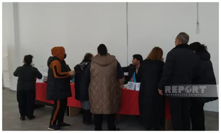 Füzulidə 77 saylı seçki məntəqəsində 760-dan çox sakin səs verib
