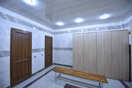 Bakının Buzovna qəsəbəsində yeni idman zalının açılışı olub