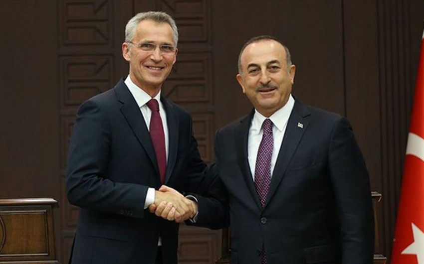 Çavuşoğlu NATO baş katibi ilə danışıb
